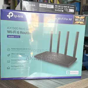 Archer Ax12 Tp-Link Wi-Fi 6 Router Next-Gen Ax1500 Tp Link Router