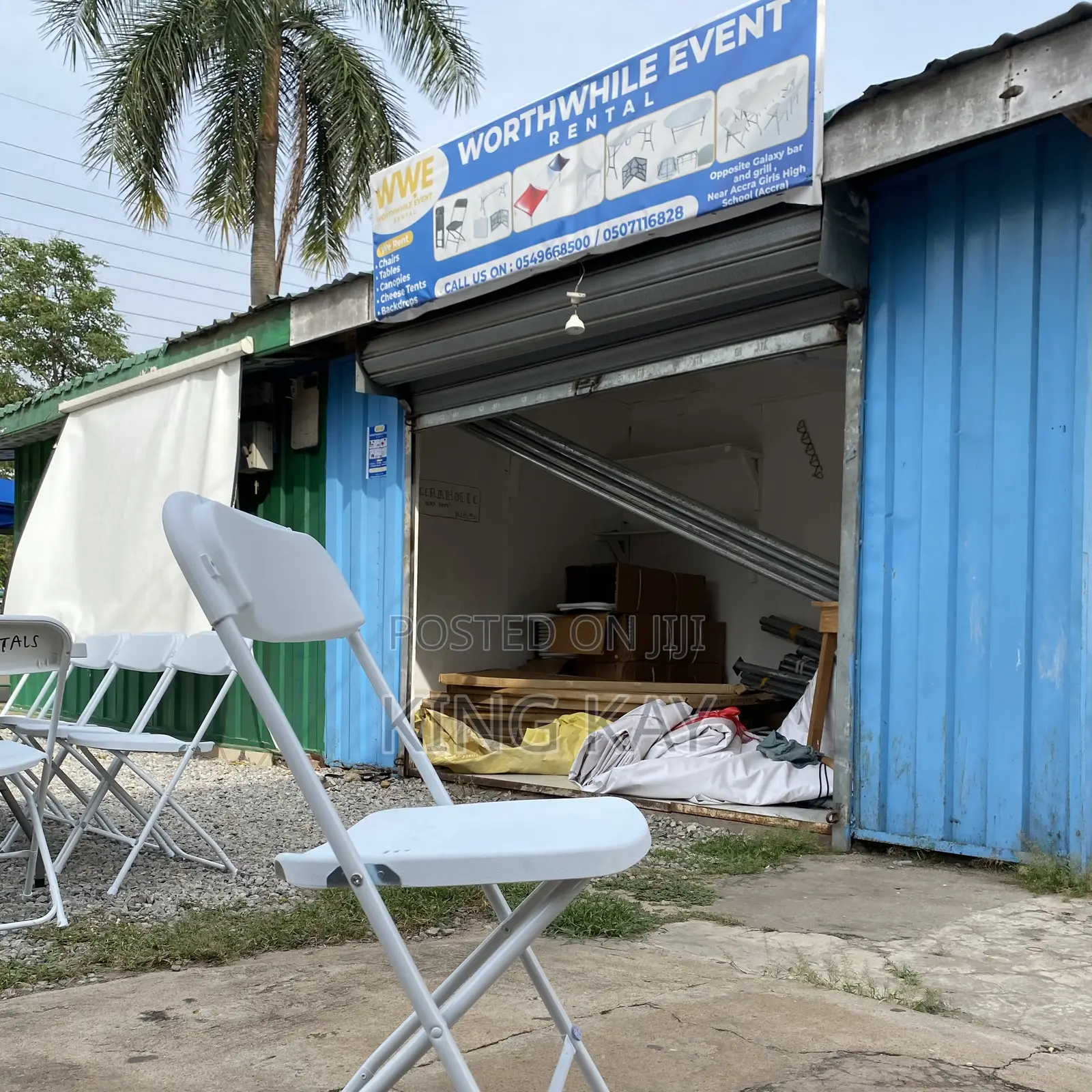 Foldable Chairs for Rent