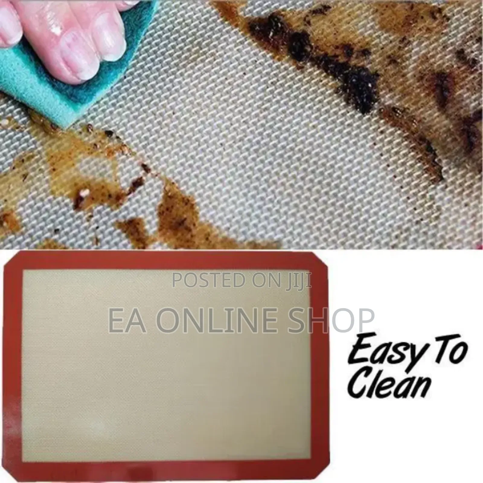 Non Stick Resuable Silicone Food Graded Baking Sheet Mat 40x60cm