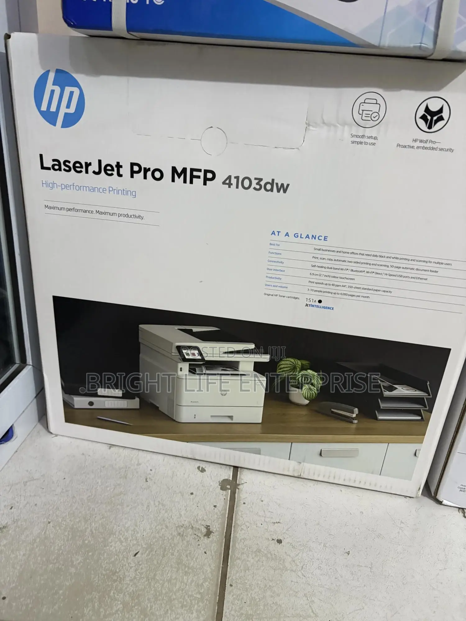 Hp Laserjet Pro Mfp 4103dw Printer