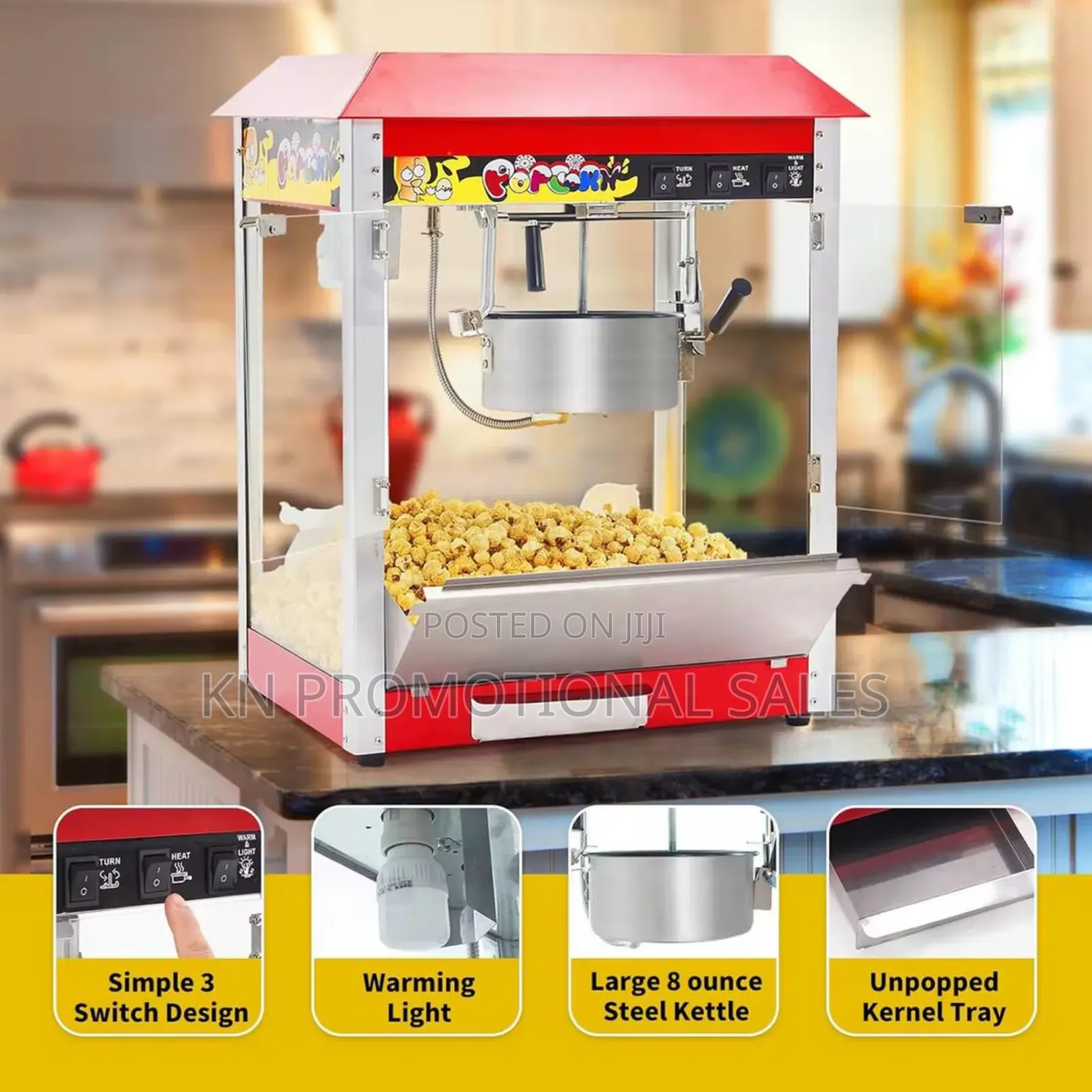 Popcorn Machine With Warmer