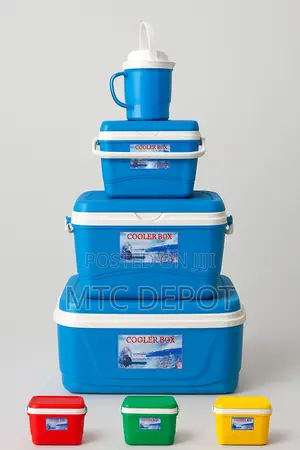 Ice Chest 4pcs Set + 5l Jug – Strong Durable Cooler Box Set