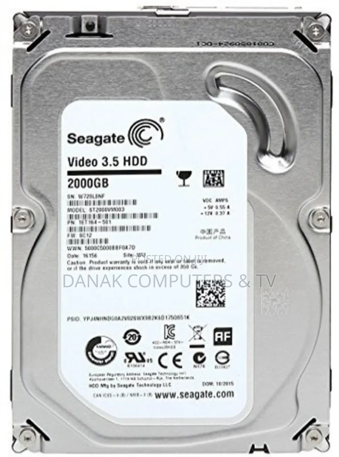 2tb Seagate Hard Drive(Desktop)