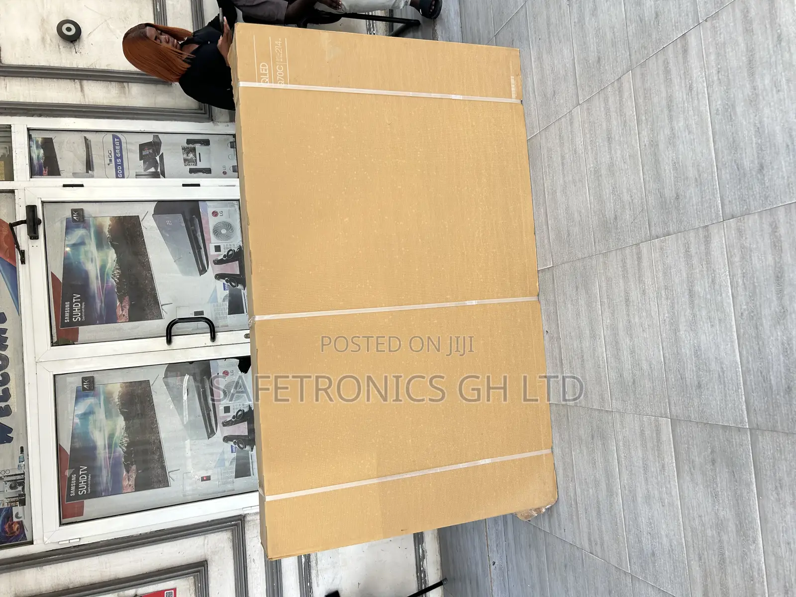 Original Black Samsung 85q70c Ultra 85 Inch Smart Qled Sleek Tv