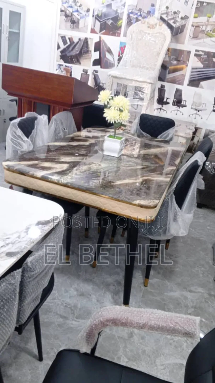 Dining Chairs Set and Table Tunnel Lounge