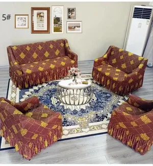 Quality Living Room Set Featuring A Sofa Covers