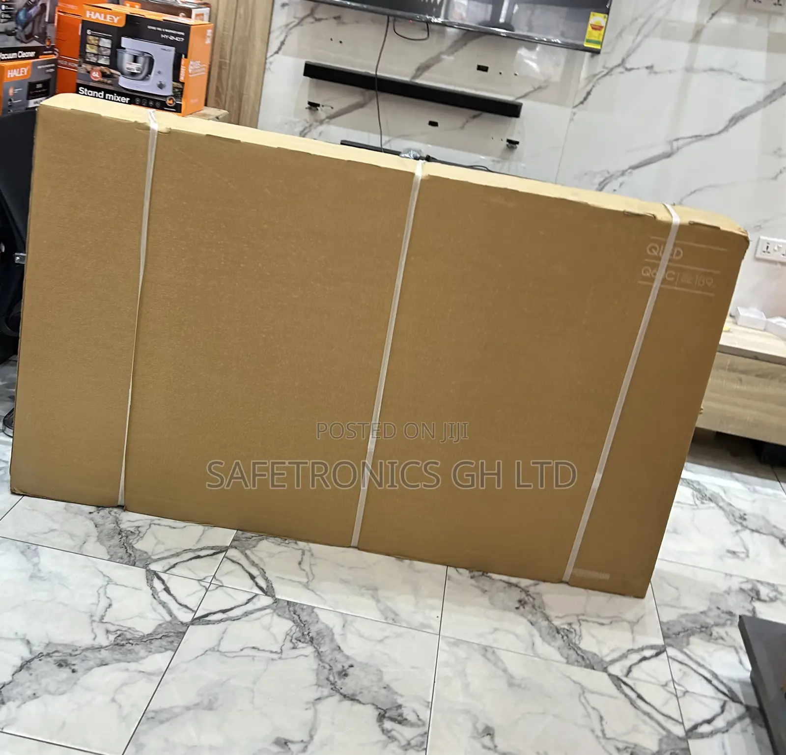 Frameless Ultra Sleek Samsung Q60c Qled 75 Inch Tv