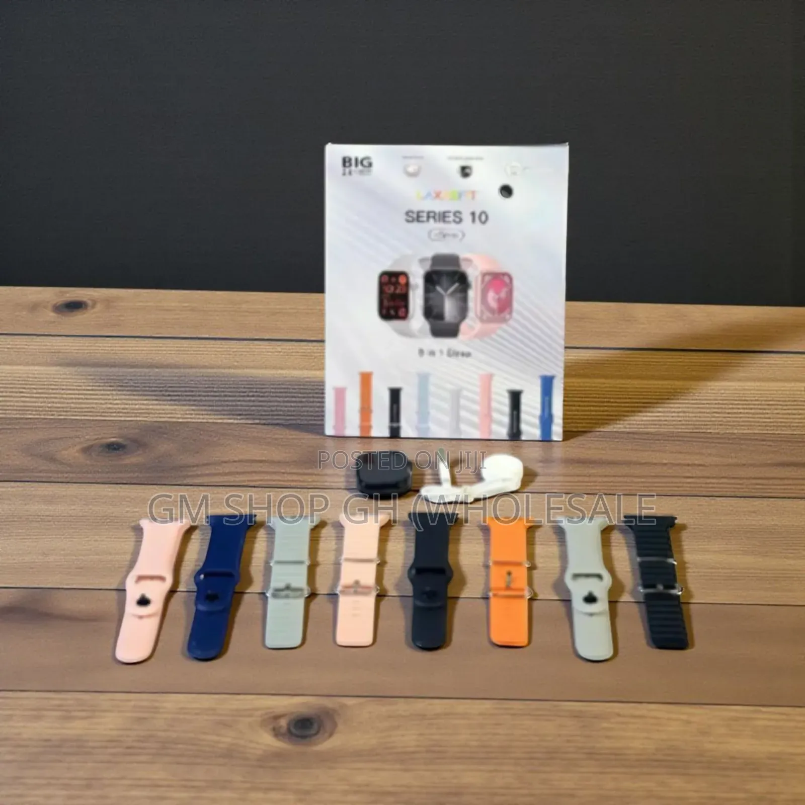 Laxasfit Series 10 Smartwatch 8 in 1 Straps (537388)