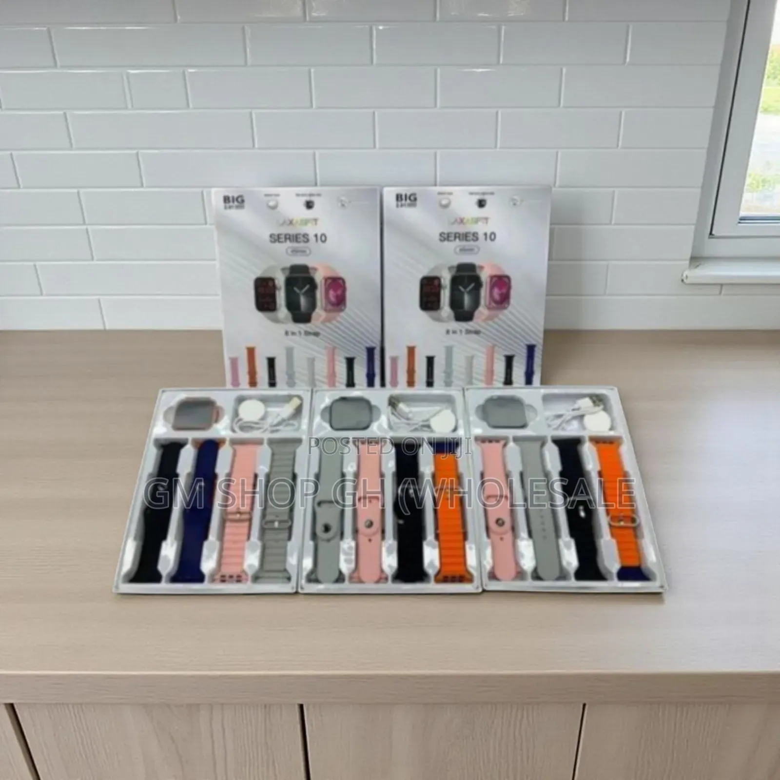 Laxasfit Series 10 Smartwatch 8 in 1 Straps (537388)
