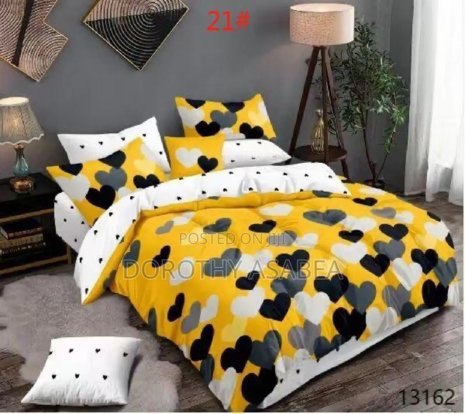 2 Different Design Bedsheets and 5 Pillow Cases