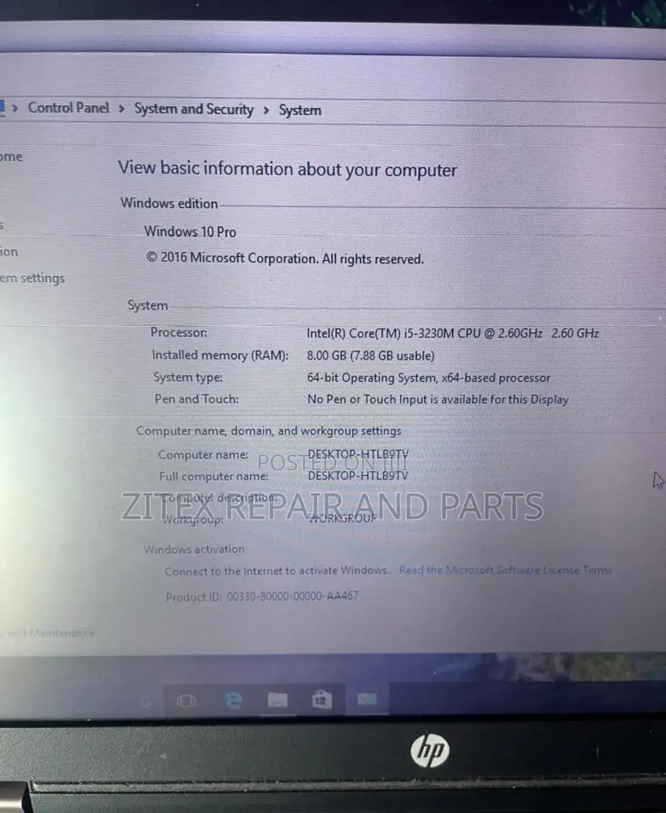 Zitex Laptop Repair Hardware and Software
