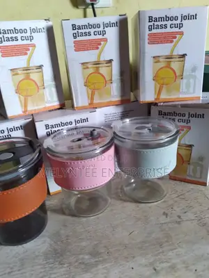 Glass Cup With Straw Can Be Branded for Souvenirs or Gift