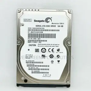 160gb Seagate Momentous Hard Drive