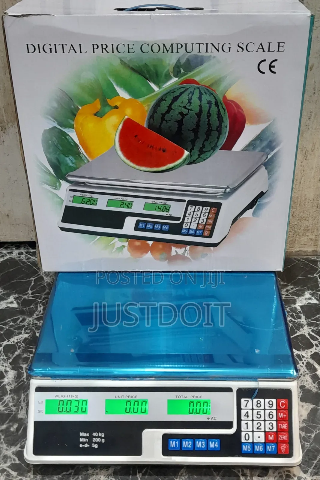 Rechargeable Digital Pricing Scale