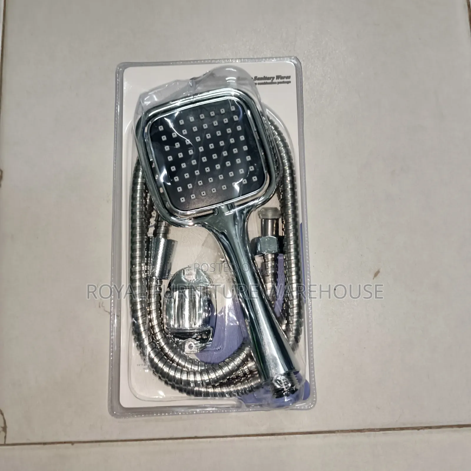 Hand Held Shower Set, Chain And Handle, Telephone Shower