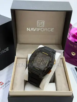 Naviforce Digital Sports Silicone /Rubber Strap Watch