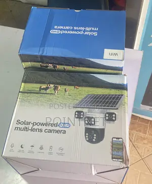 Triple Lens Solar Powered Hd Multi-Lens Camera