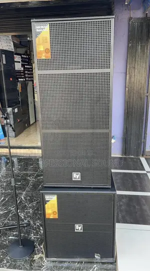 Electro-Voice (Ev) Full-Range and Single Bass Speaker (Subwoofer).