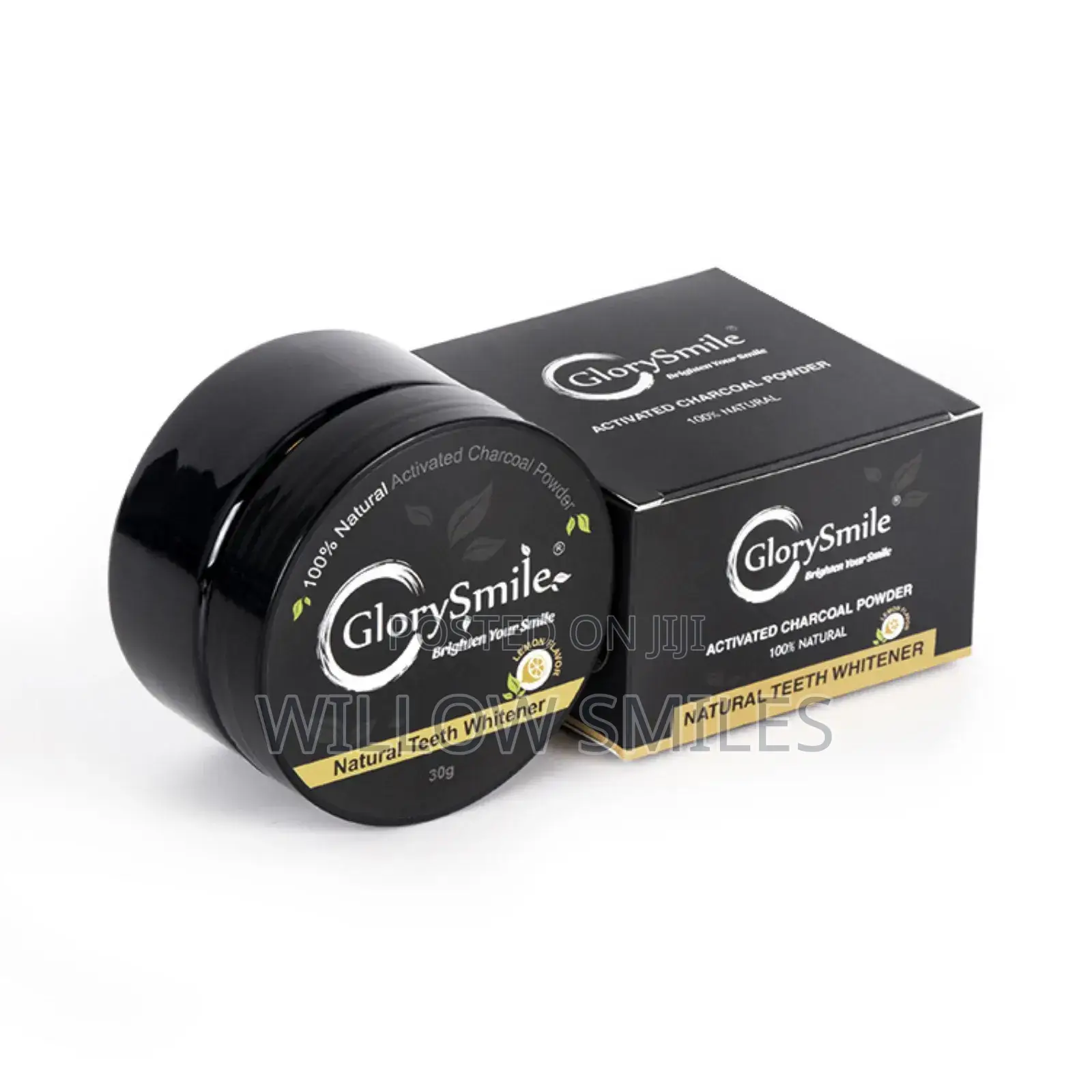 Activated Charcoal Powder + Bamboo Brush