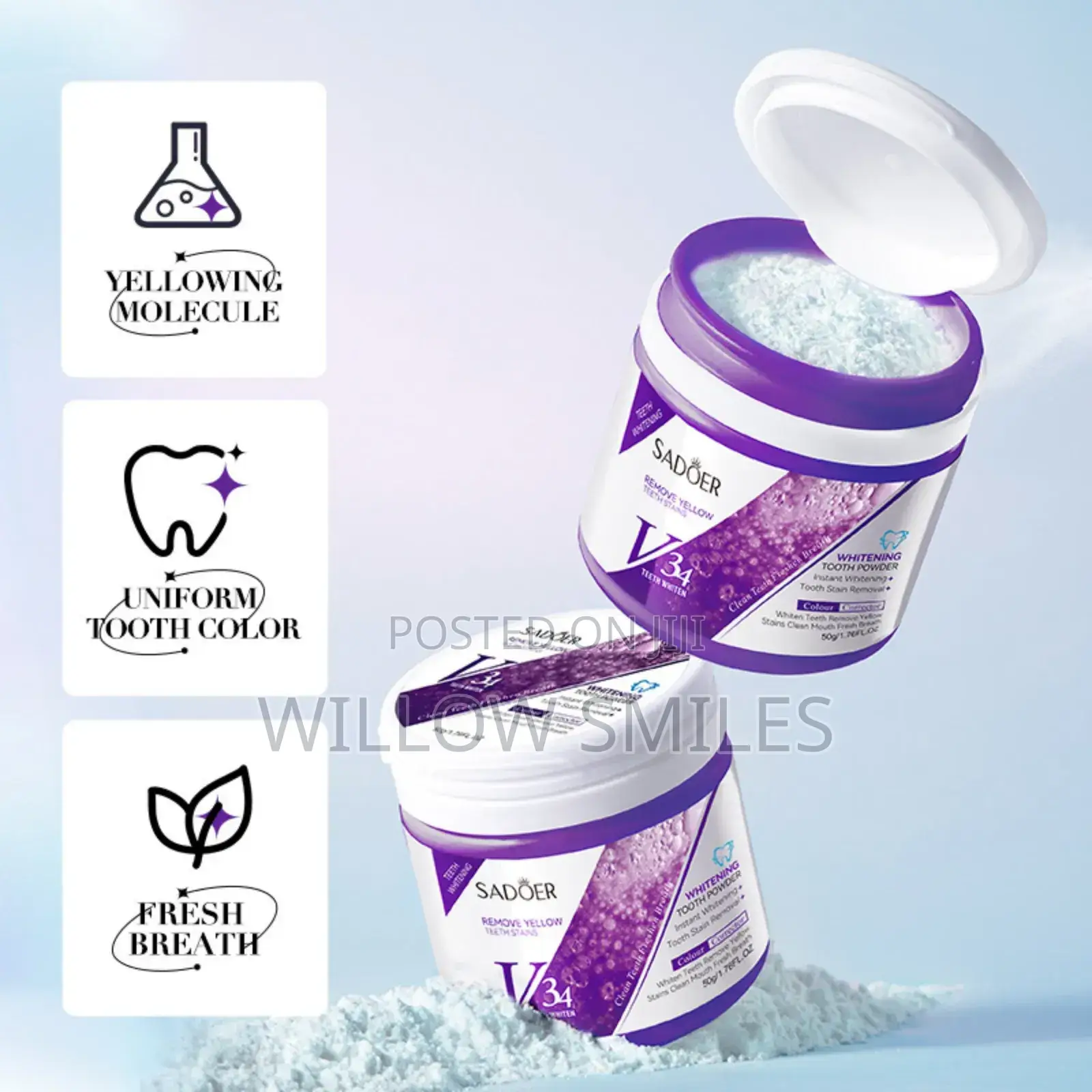V34 Teeth Whitening Powder