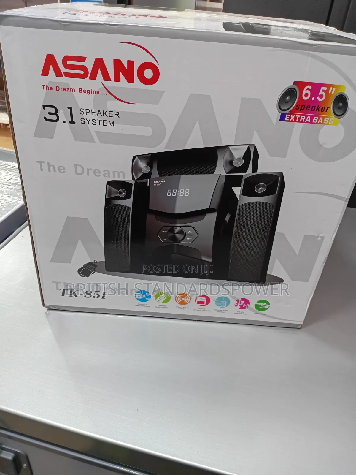 Asano 3.1 Speaker System – Powerful Bass, Crystal Sound
