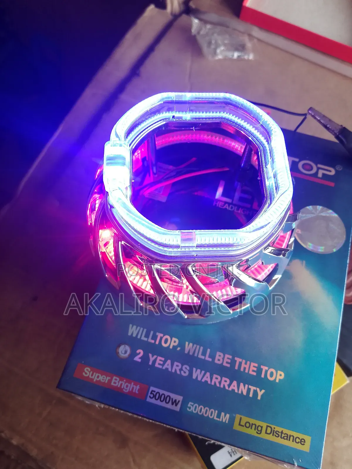 Universal Deco Dao Auto Ring Light Cover Car Led Rings