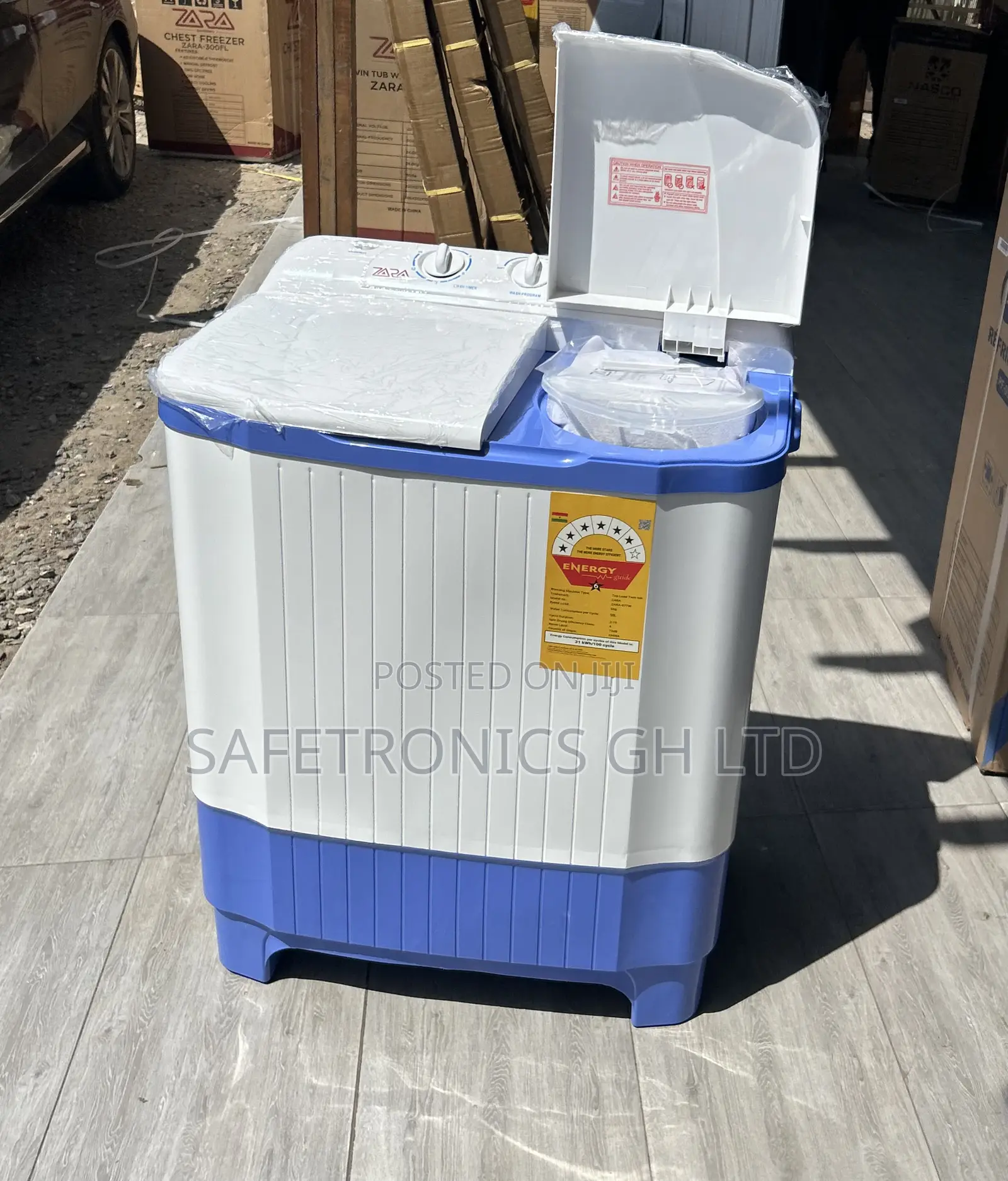 Choose Best Electric Zara White/Blue 7kg Washingmachine