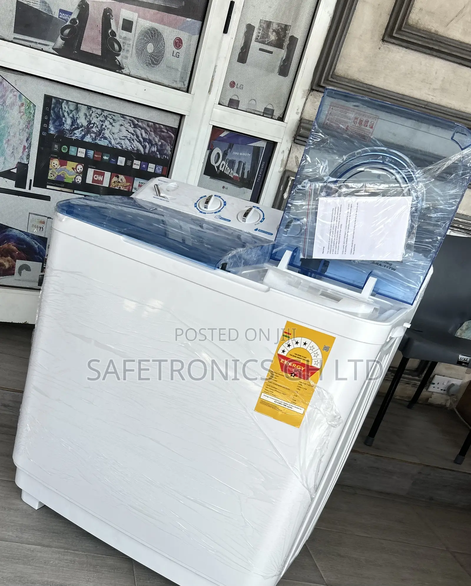 Best Quality Deal 11.0kg Zara White/Blue Automatic Washingmachine