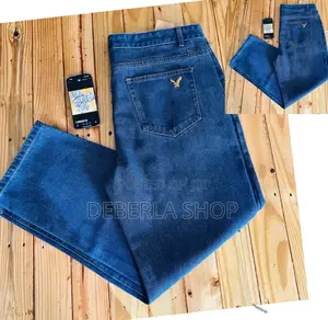 Men Blue Denim Jeans Trousers