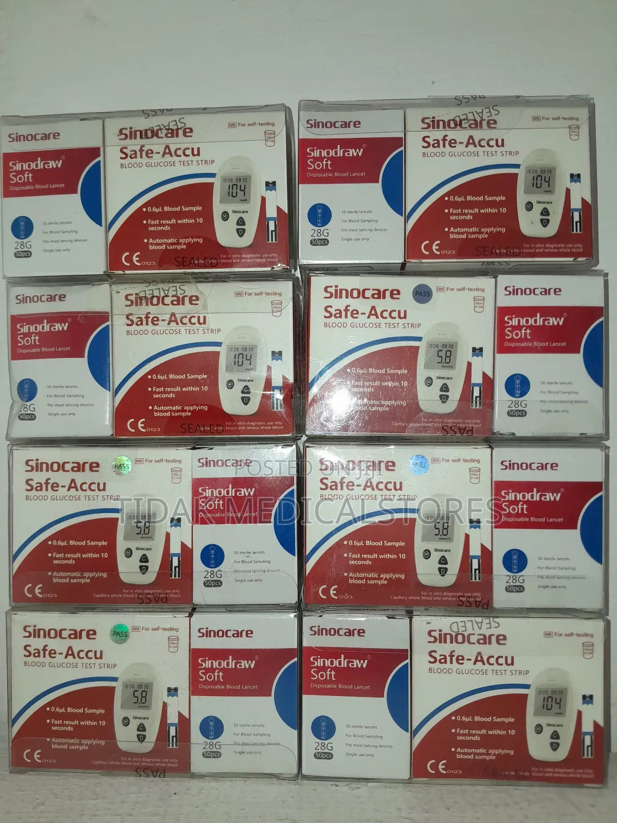Glucose Strips (Sinocare Safe Accu)