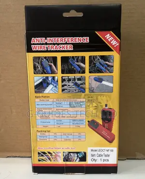 Noyafa Wire Tracker Nf-168s and Cable Tester for Rj11, Rj45, and BNC