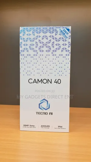 New Tecno Camon 40 256 GB Black