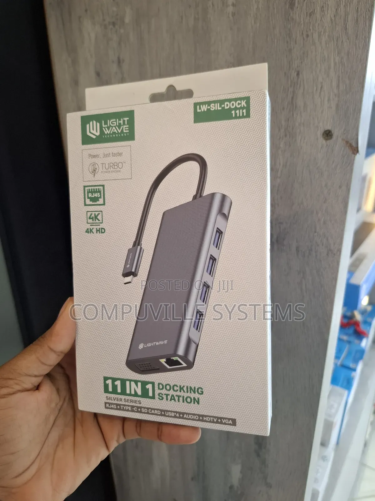 Light Wave 11 in 1 Docking Station