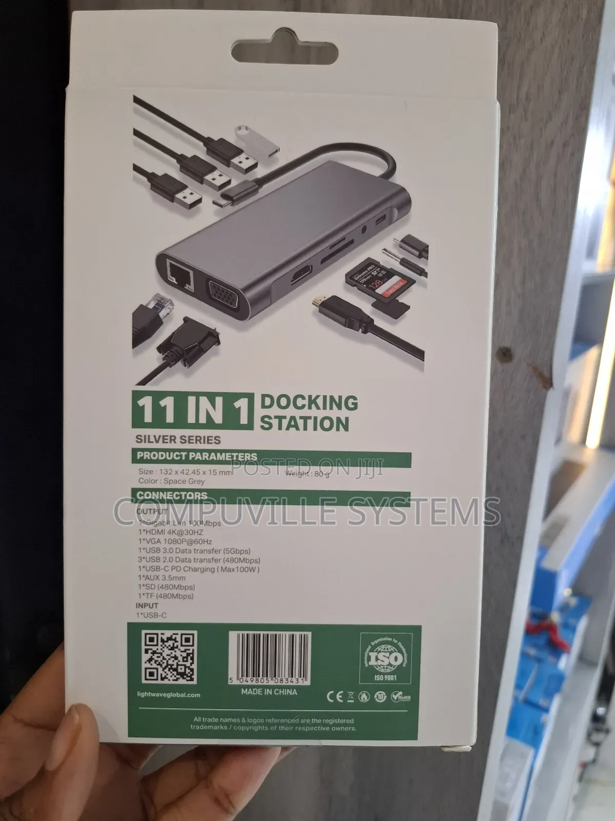 Light Wave 11 in 1 Docking Station
