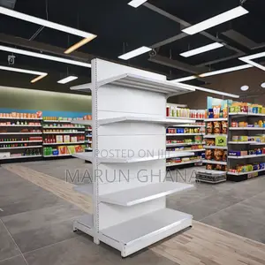 Double Sided End Unit Supermarket Shelves for Retail Store Gondola
