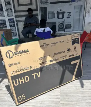Modern Design 65” Sigma Ultra Modern Led Smart Sleek Tv