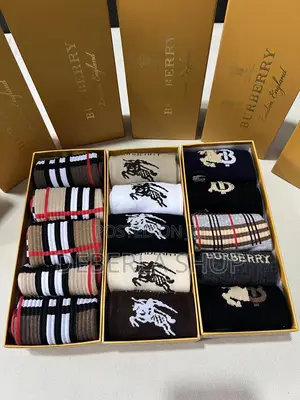 Unisex Branded Socks—5pairs Per Box