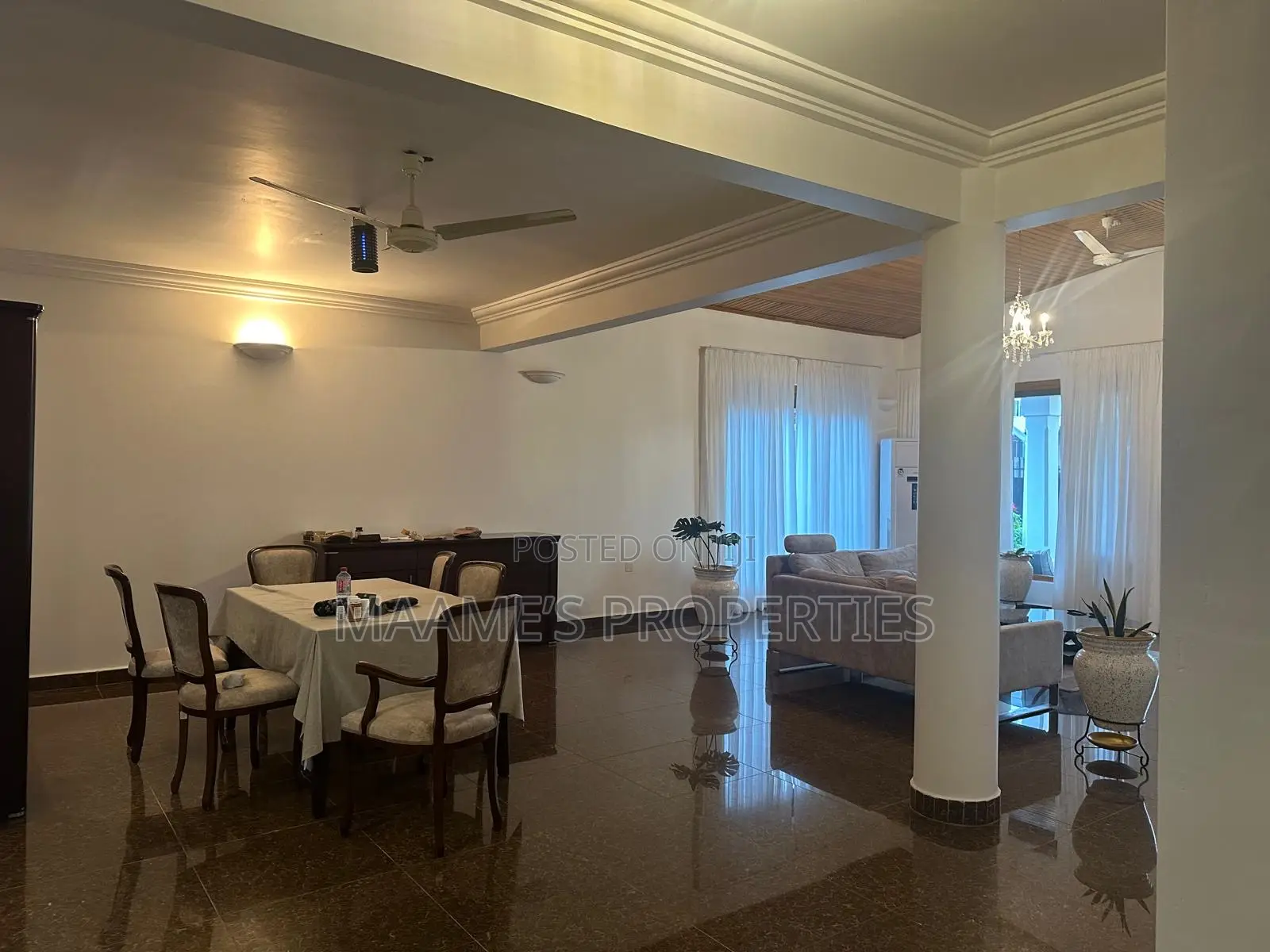 Furnished 5bdrm House in East Legon for rent