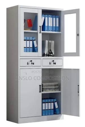 Half Glass Drawer Cabinet