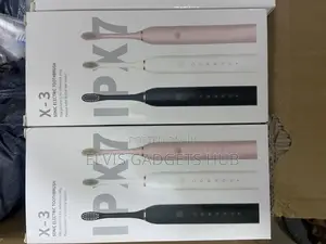 X3 Sonic Electric Toothbrush Ipx-7 Water Resistant With 4 Brushes