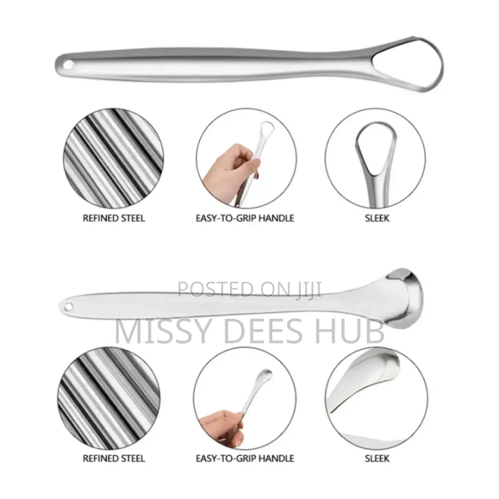 3pcs Tongue Scraper Set