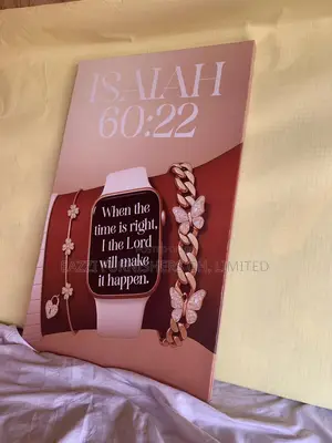 Fine Single Canvas Wall Frame’S Scripture Isaiah