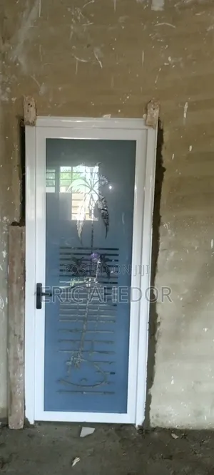 Complete Bathroom Door + Handle