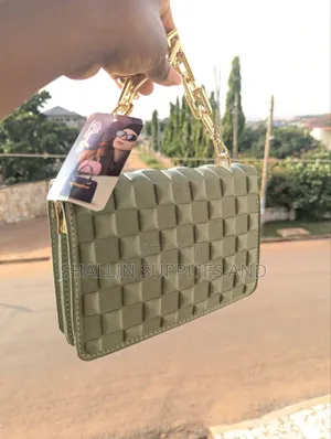 Olive Green Woven Mini Bag