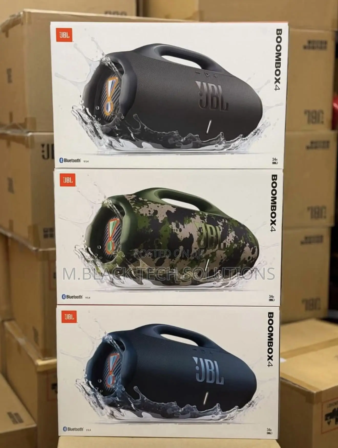 JBL Boombox 4 Portable Waterproof Bluetooth Speaker