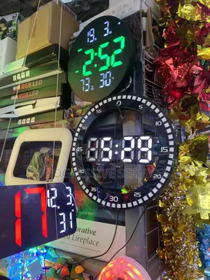Clock and Ad Lights