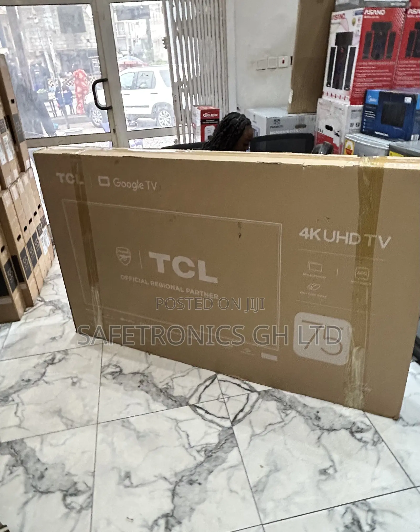 Ultimate Premium 75 Inch Smart Android Sleek TCL 75p755 Tv