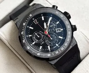 Salvatore Ferragamo F-80 Chronograph Watch All Black