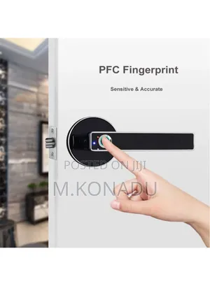 Smart Electronic Home Wooden Door Office Room Fingerprint Lock