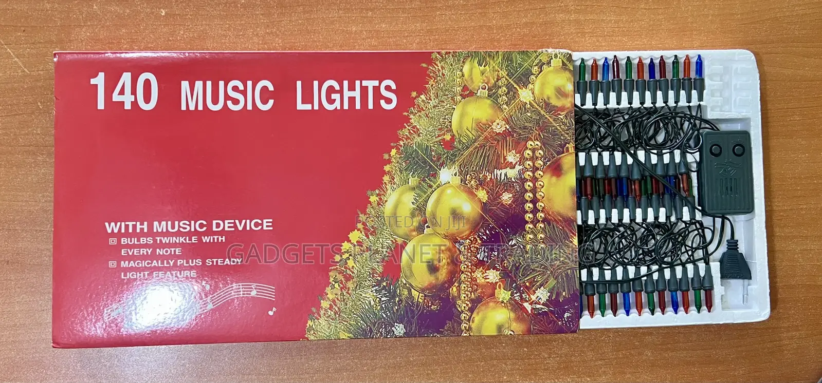 140 Lights With Christmas Music Device - 140l